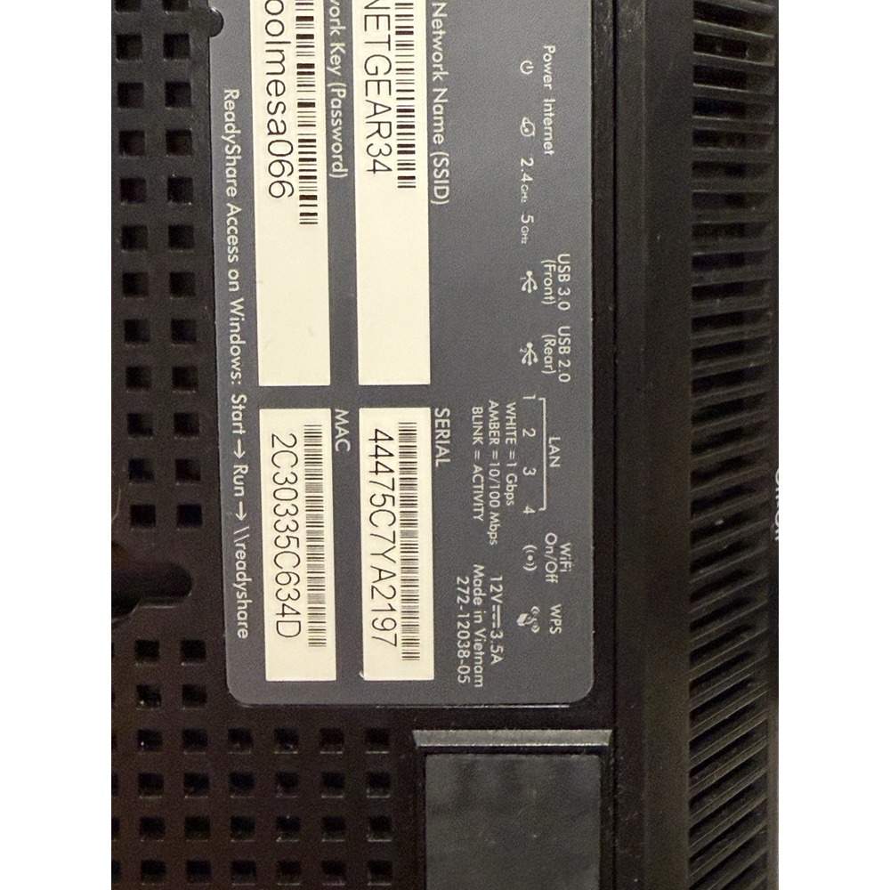 NETGEAR Nighthawk AC1900 Model R7000 Smart Wi Fi Router - Picture 4 of 7